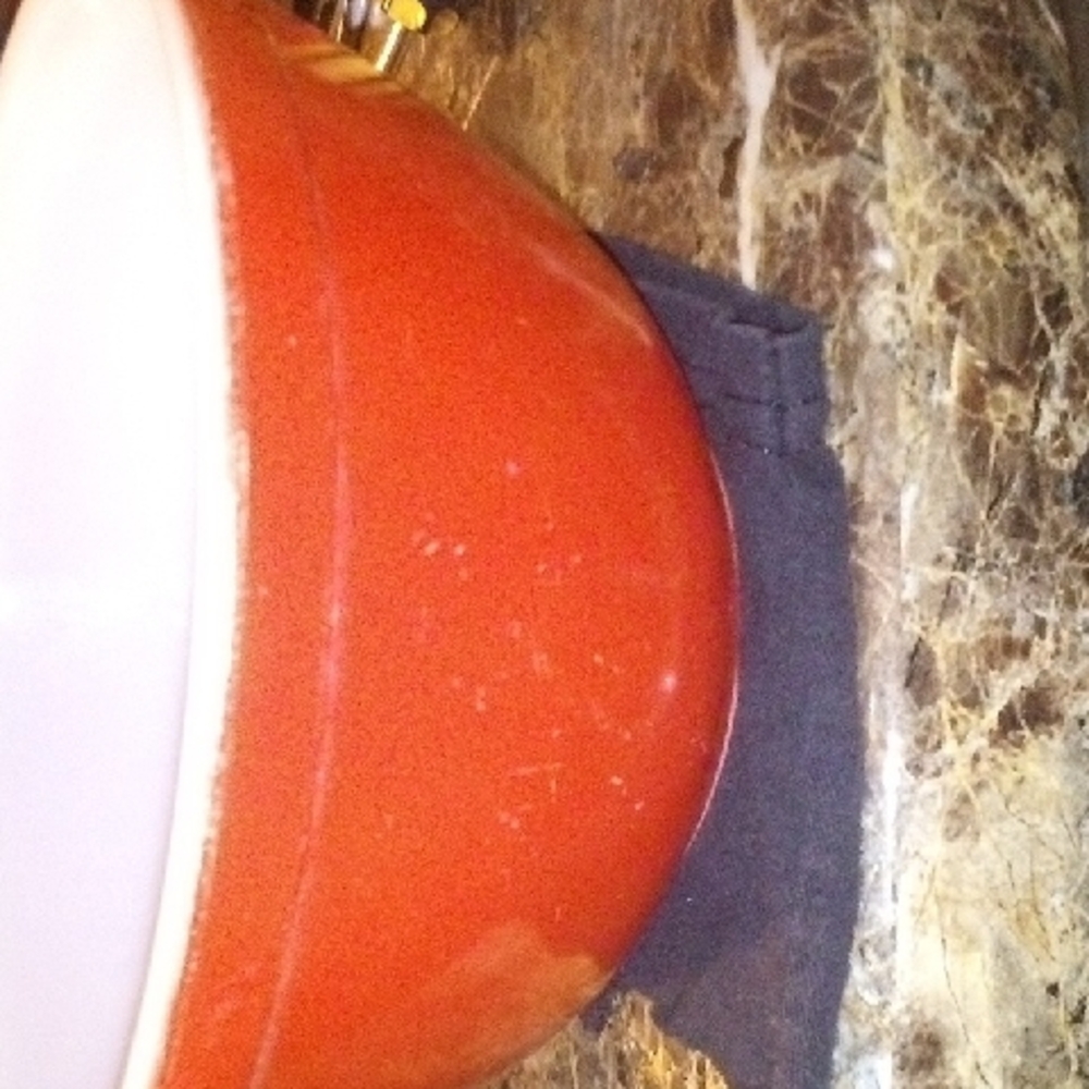Red Ceramic Bowl